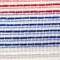 10.5" Faux Jute Stripe Mesh Ribbon: Red, White & Blue (10 Yards)